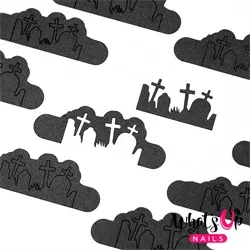 Graveyard Stencils, (40 stk) Whats Up Nails